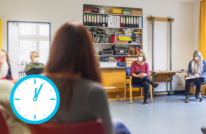 Foto: Nick Neufeld, Uhren-Grafik: panimoni | iStockphoto.com