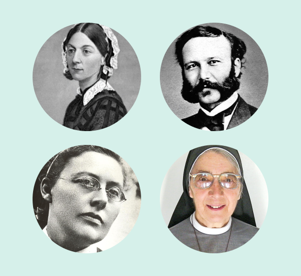 Fotos: Evert A. Duyckinick New York 1873/commons.wikimedia.org, Autor unbekannt/commons.wikimedia.org, DBfK e.V., Spartanbu/commons.wikimedia.org